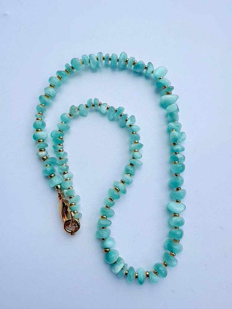 Green Moonstone Necklace