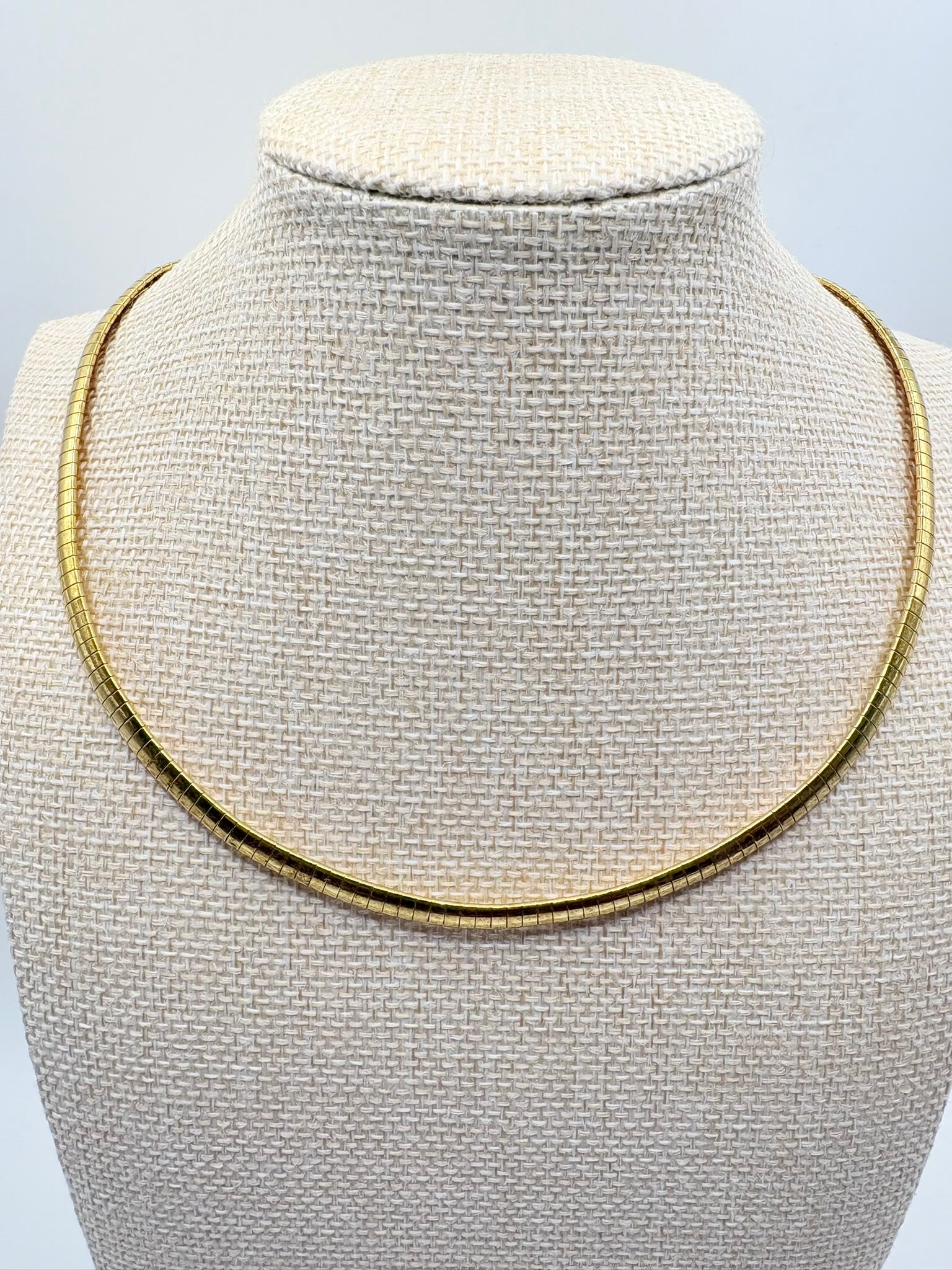 Vintage Classic Gold Omega Collar 16 inches