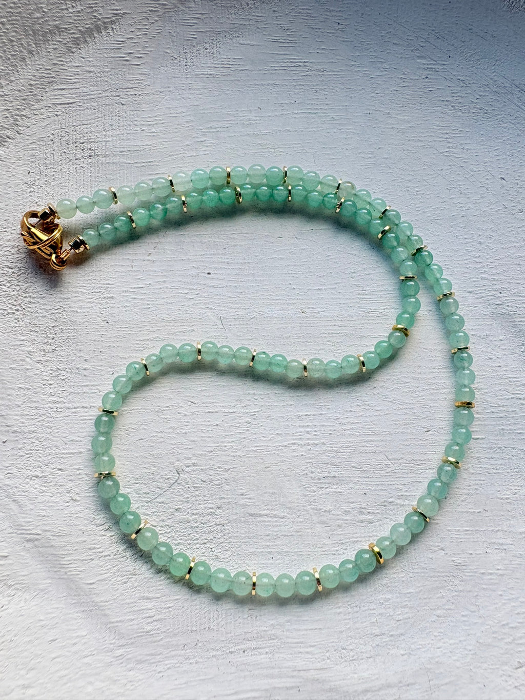 Green Aventurine Dainty Necklace