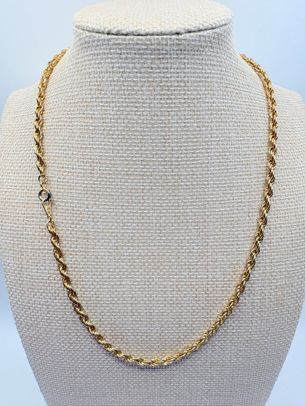 Vintage Mid-Weight Rope Chain 18 inches