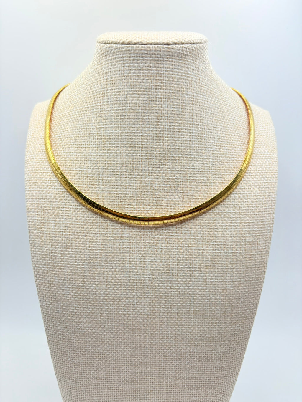 Vintage Classic Gold Omega Collar 16 inches