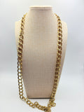 Vintage Textured Double-Link Opera Chain 36 inches
