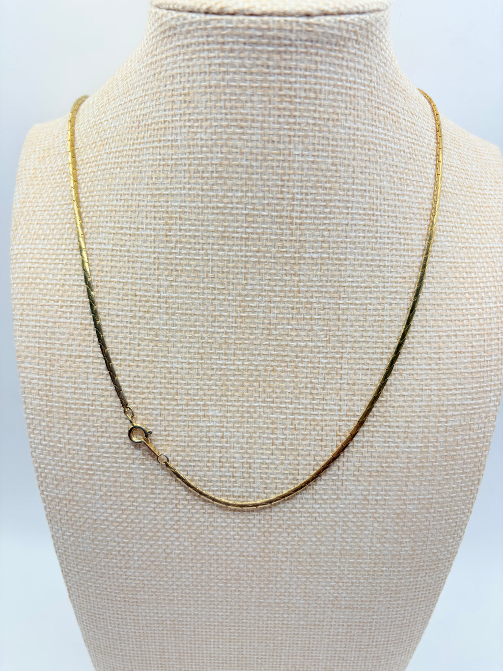 Vintage Textured Cobra Chain 24 inches