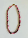 Pink Sea Sediment Necklace