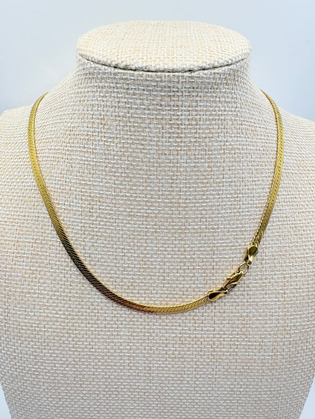 Vintage Liquid Herringbone Chain 20 inches A