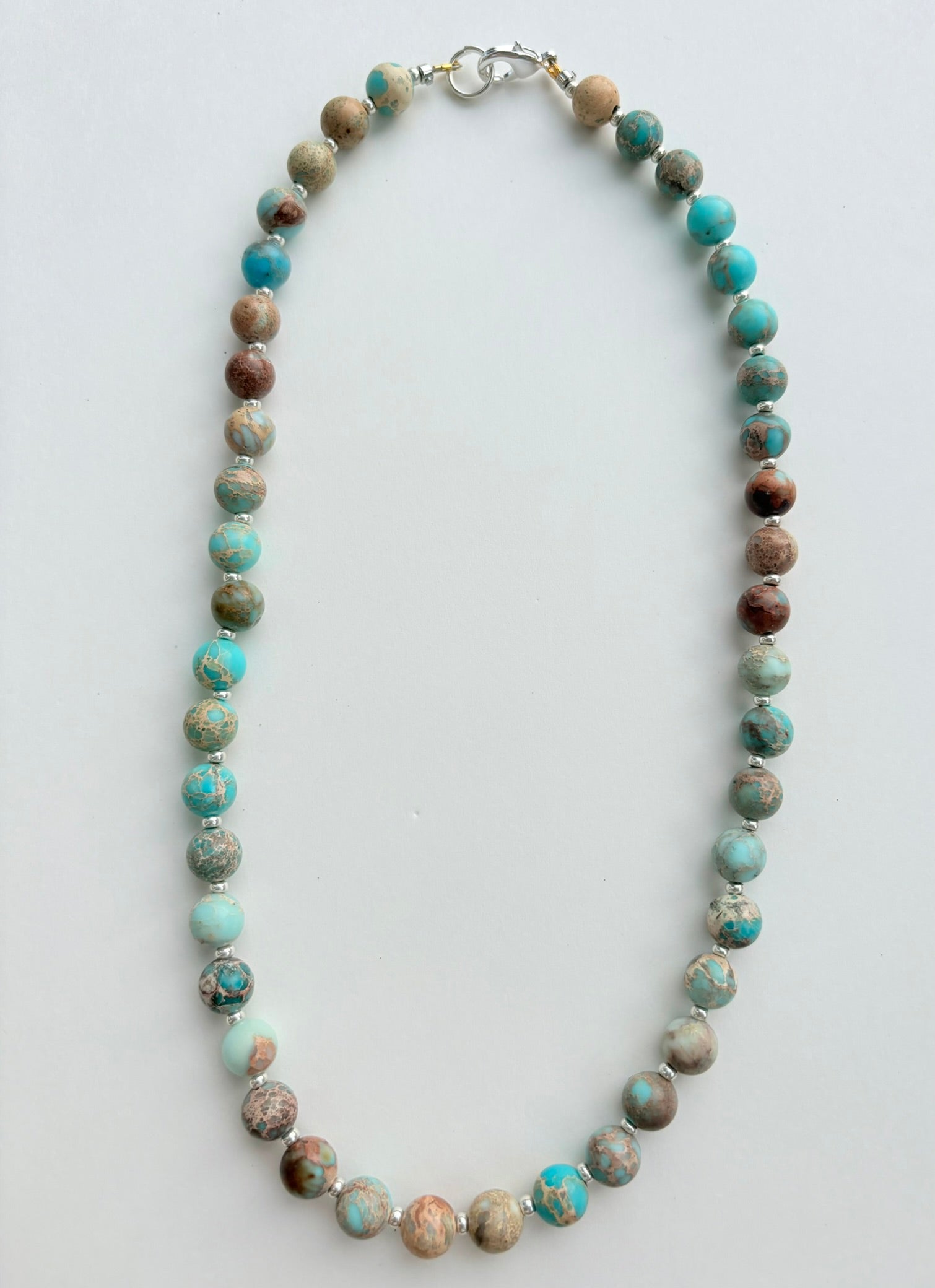 Impression Jasper Smooth Round Necklace