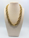 Authentic Vintage Textured Rope Chain 39 inches