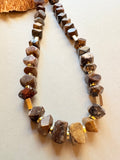 Pietersite Faceted Nugget Necklace