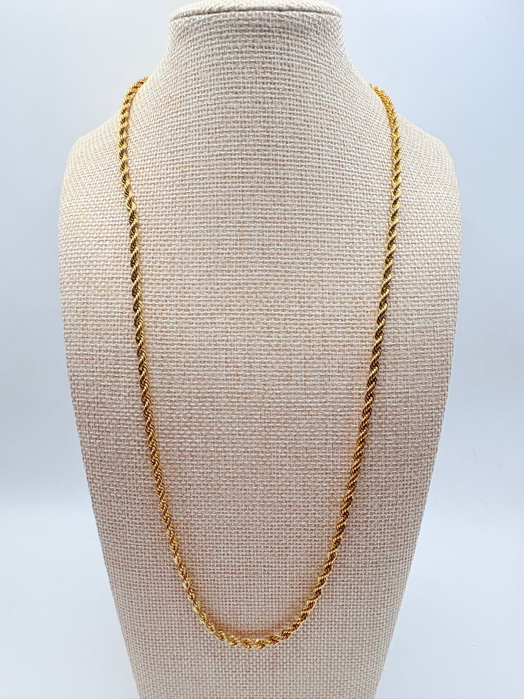 Vintage Classic Mid-Weight Rope Chain 24 inches