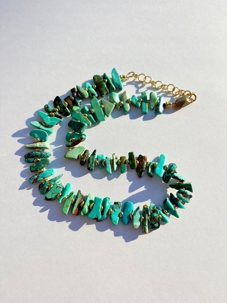 Turquoise Chip Necklace