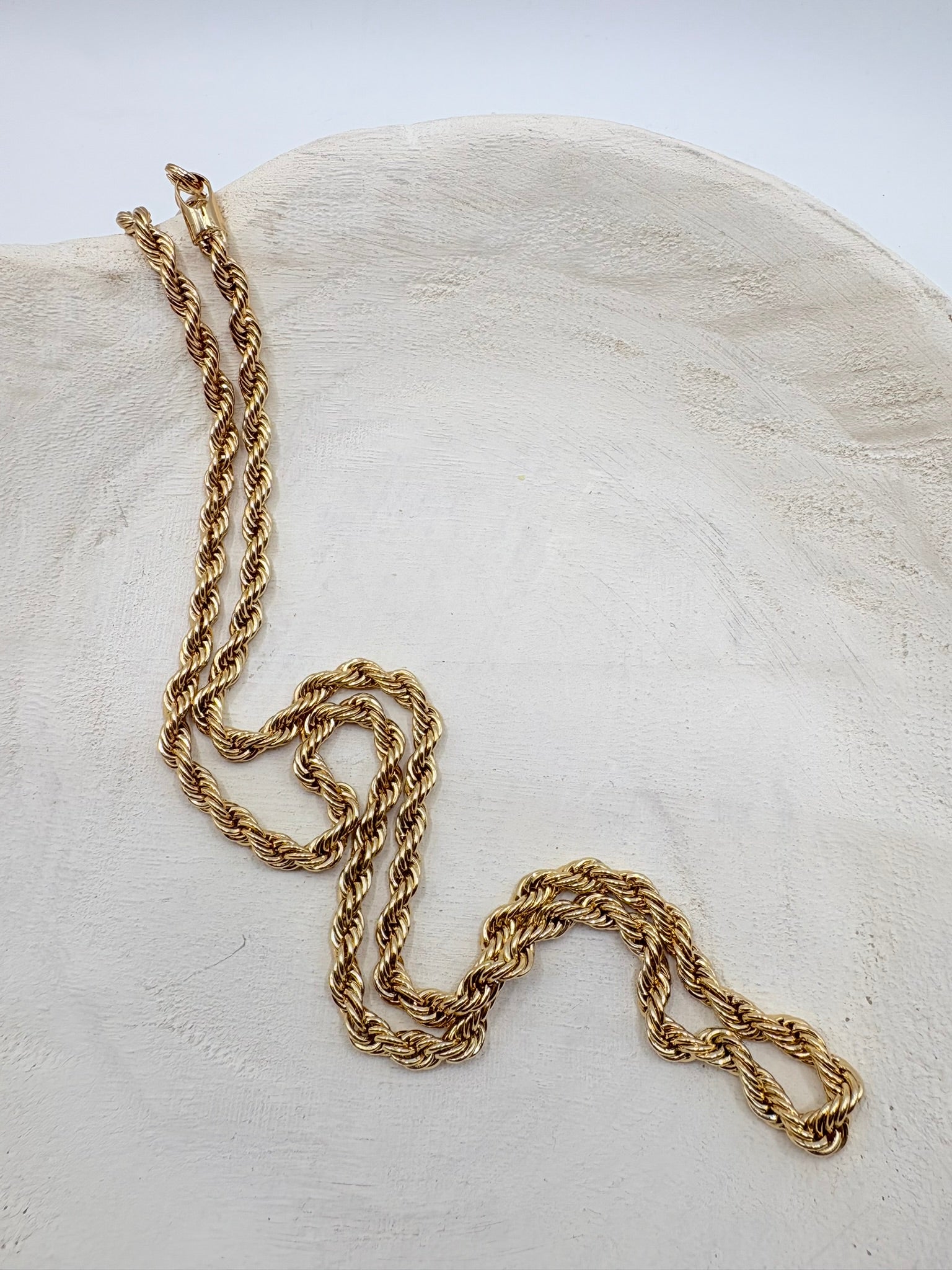 Vintage Heavy Classic Rope Chain 30 inches