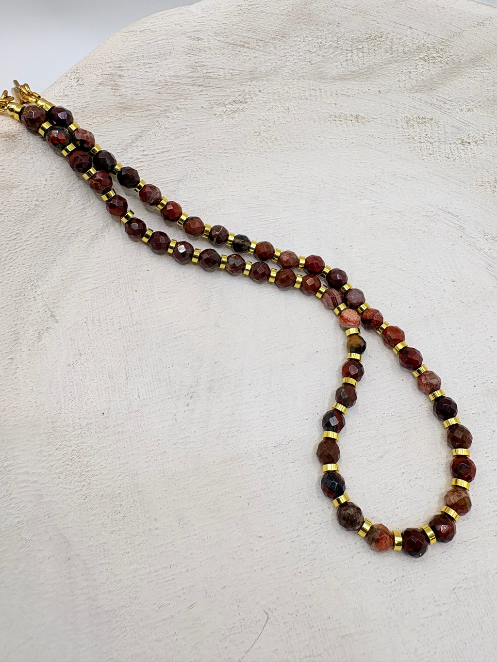 Red Agate Dainty Necklace