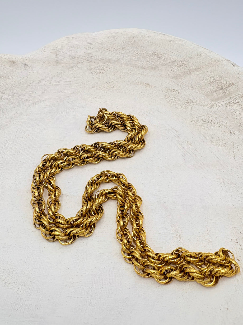 Authentic Vintage Chunky Florentine Rope Chain