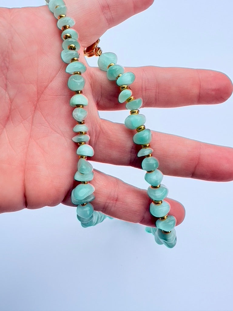 Green Moonstone Necklace