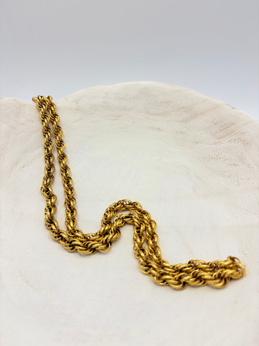 Authentic Vintage Chunky Florentine Rope Chain