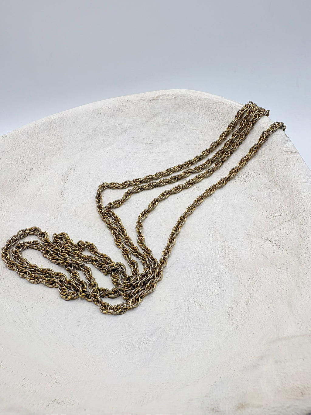 Vintage Convertible Ultra-Long Rope Chain 55 inches