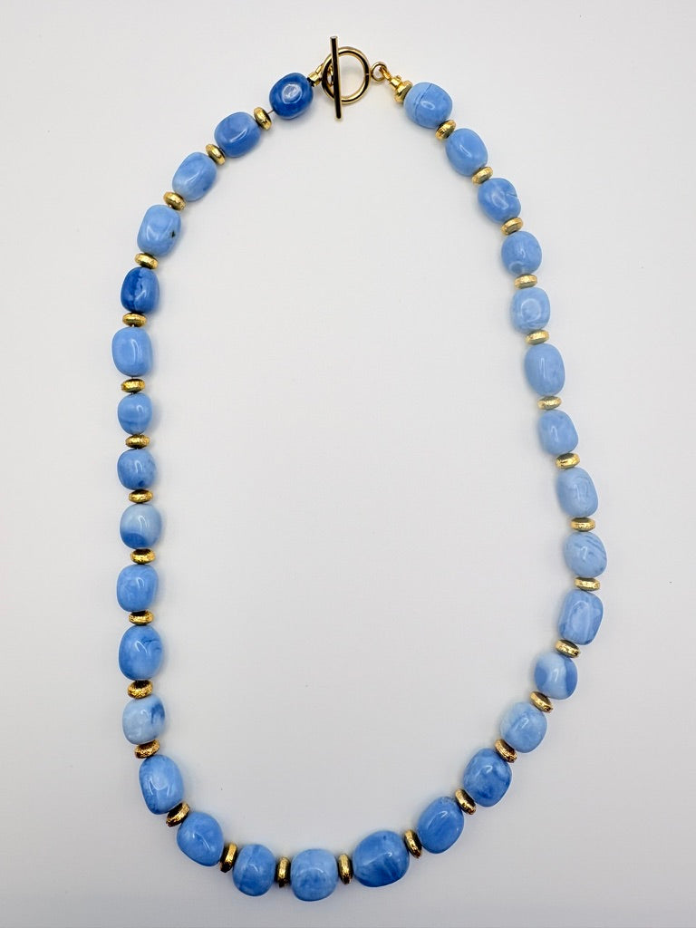 Blue Lace Agate Necklace