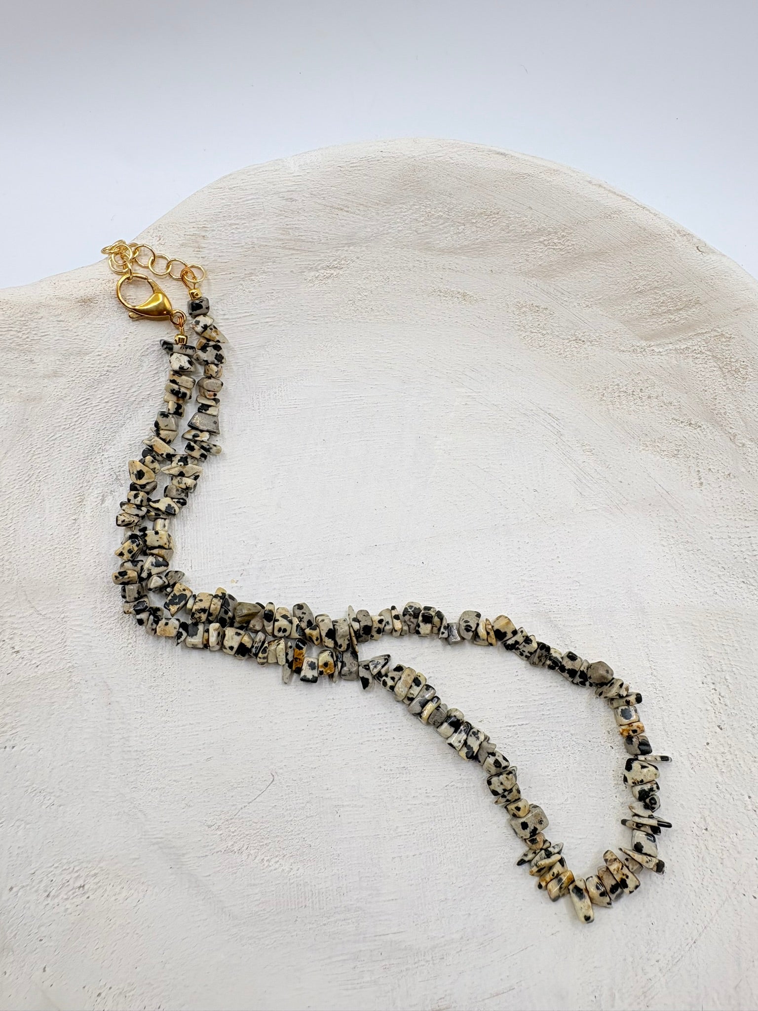 Dalmation Jasper Stacking Necklace