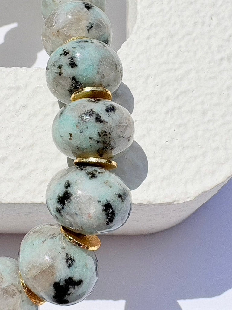 Kiwi Jasper Statement Necklace