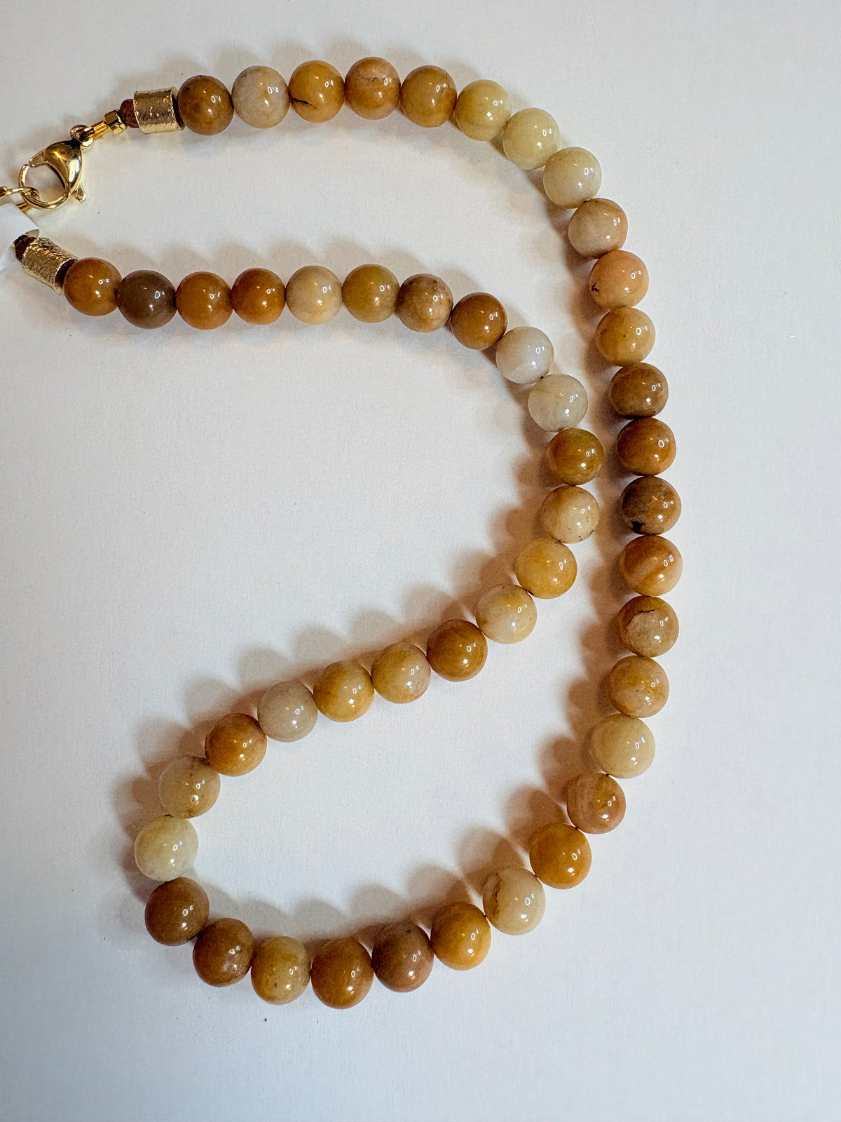 Yellow Jade Necklace