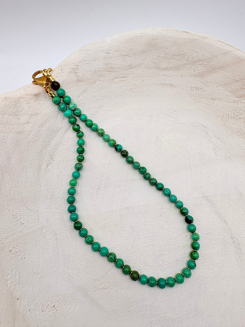 African Turquoise Choker Necklace