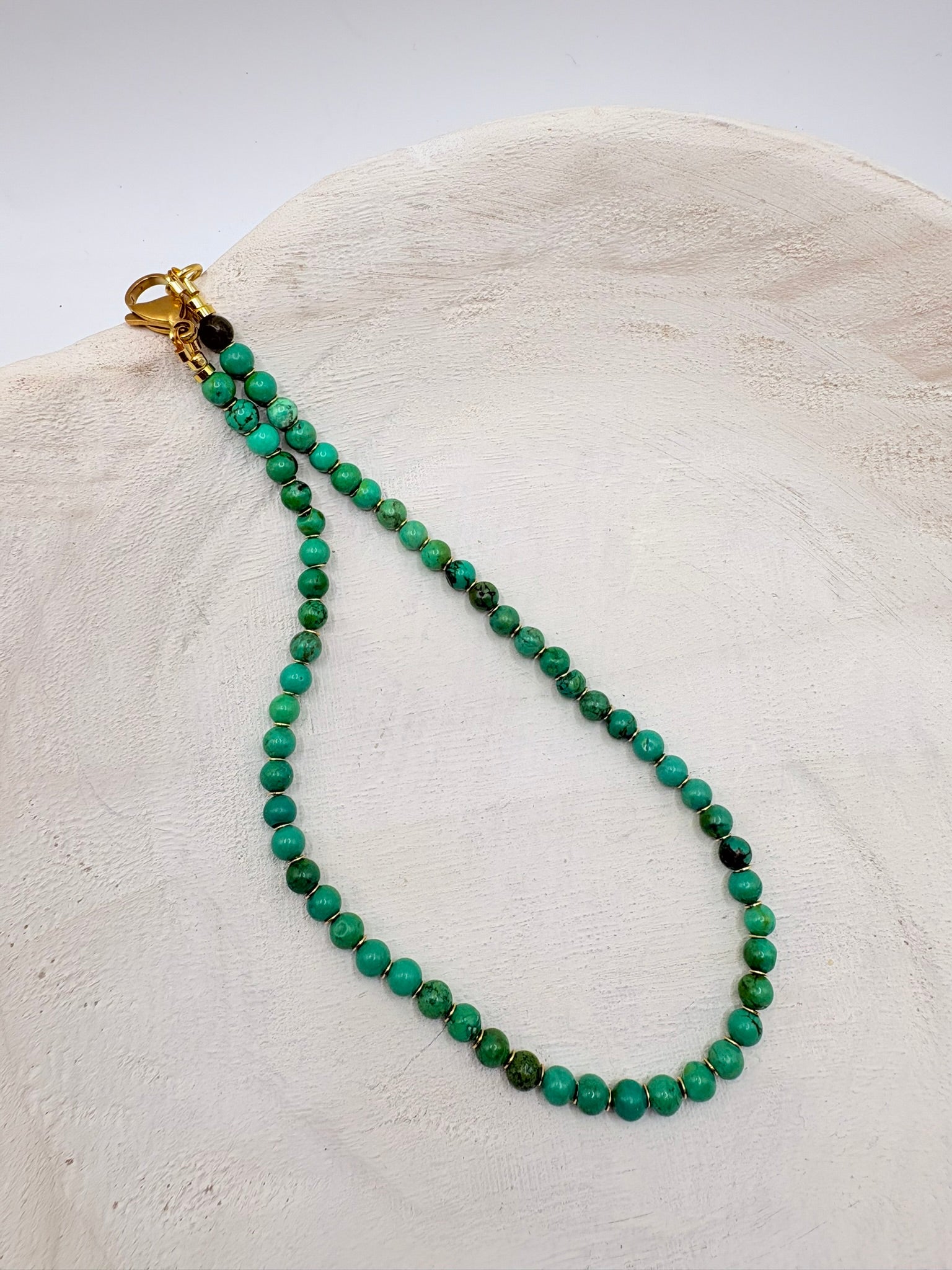 African Turquoise Choker Necklace