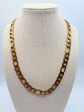 Vintage Chunky Bold Figaro Chain 19 inches