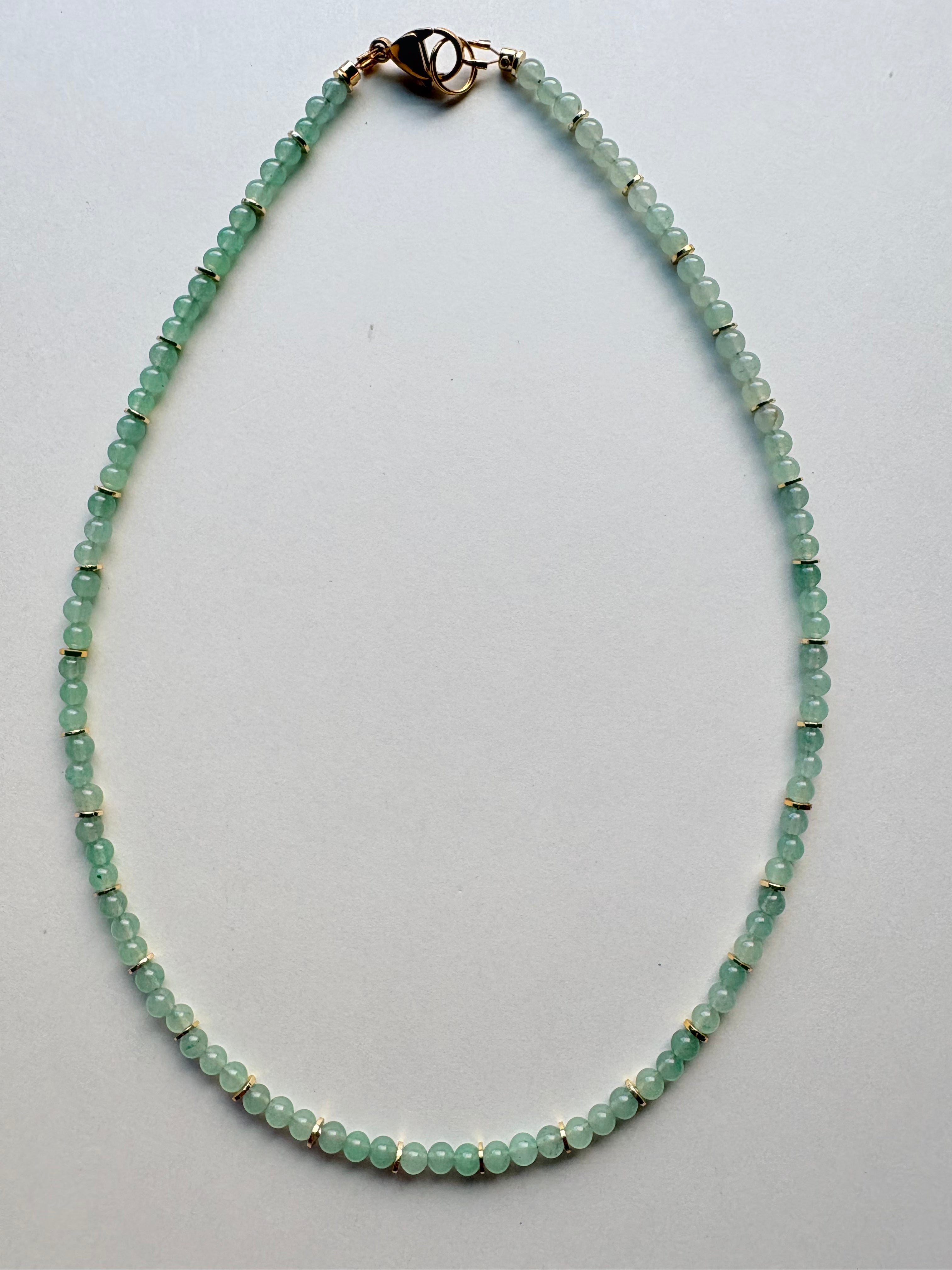 Green Aventurine Dainty Necklace