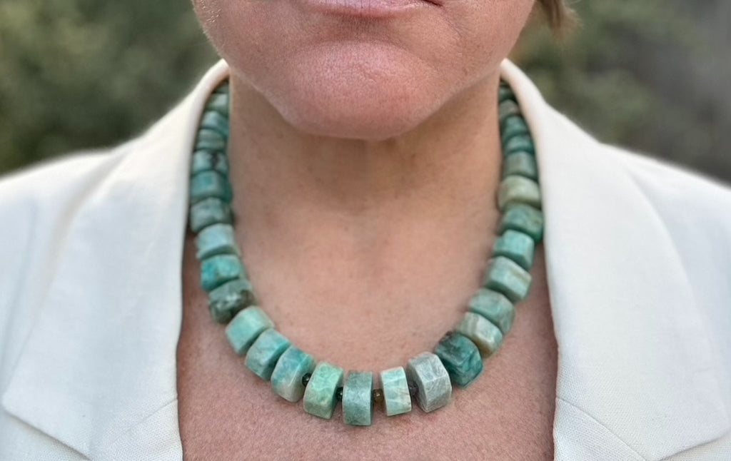 Amazonite Statement Necklace
