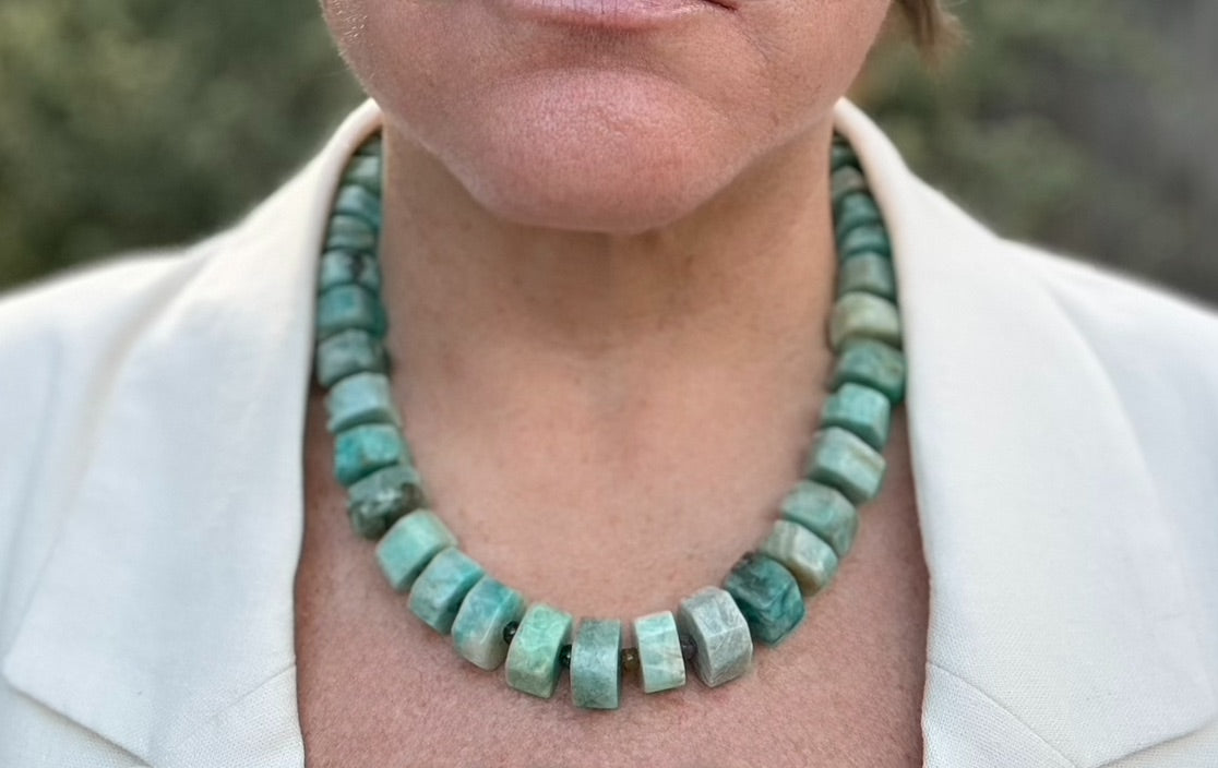 Amazonite Statement Necklace