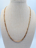 Vintage Delicate Figaro Chain 18 inches
