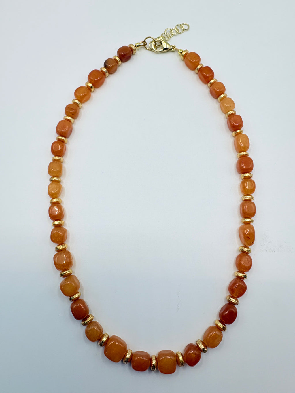 Peach Aventurine Necklace