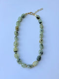Rutilated Prehnite Necklace