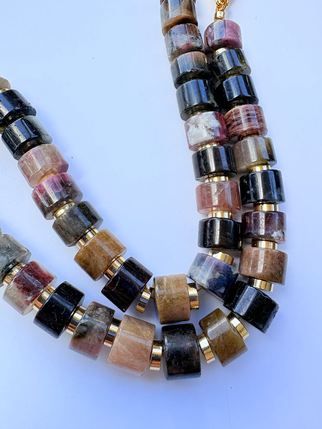 Tourmaline Wheel Necklace