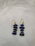 Kyanite Stacked Bar Earrings
