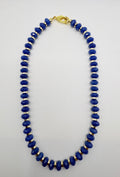Electric Blue Jade Necklace